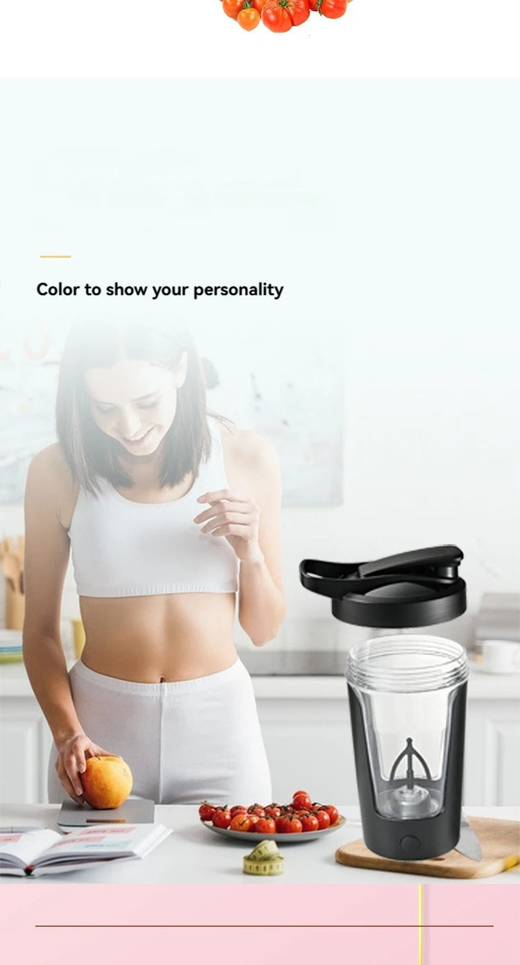 Portable Electric Protein Shaker Bottle