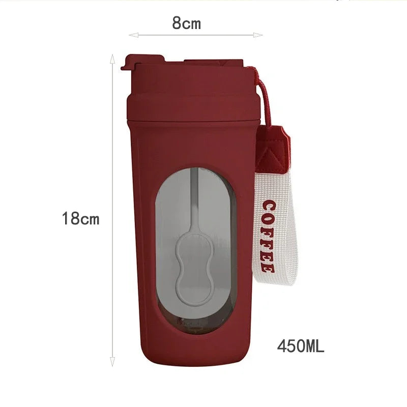 Automatic Protein Shaker Bottle – No Clumps, One-Button Mix