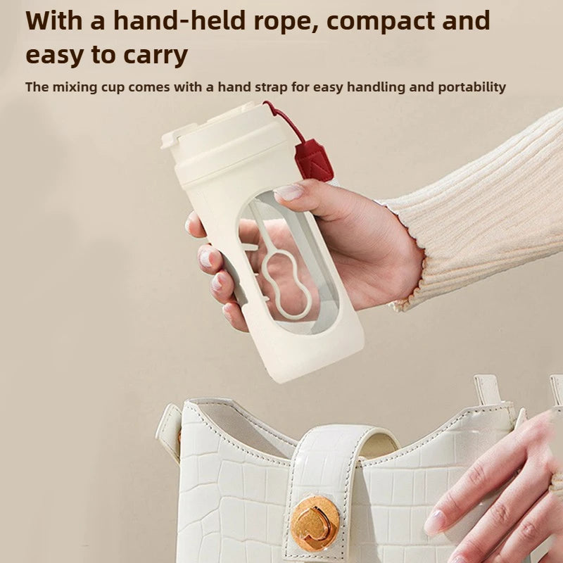 Automatic Protein Shaker Bottle – No Clumps, One-Button Mix