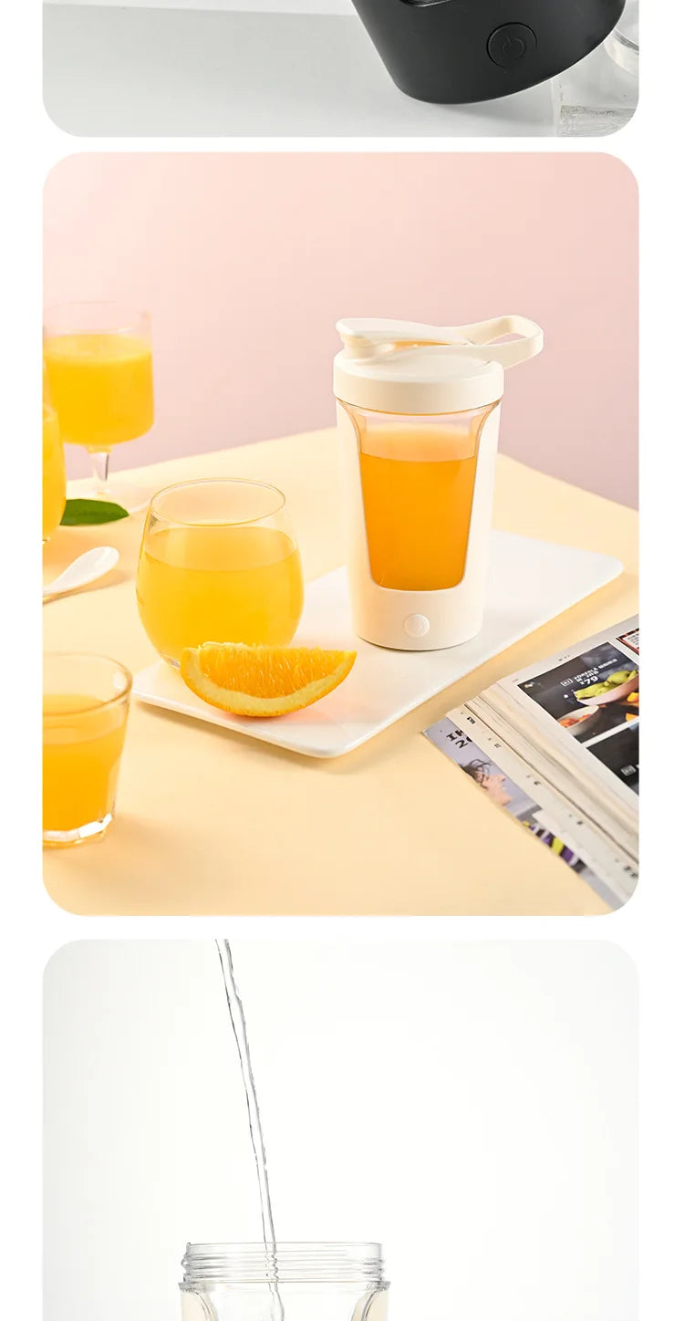 Portable Electric Protein Shaker Bottle