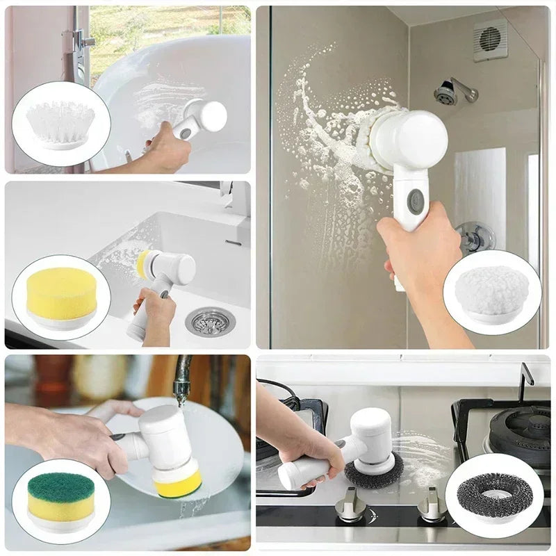 GlowScrub™ Pro
Cordless 5-in-1 Power Scrubber