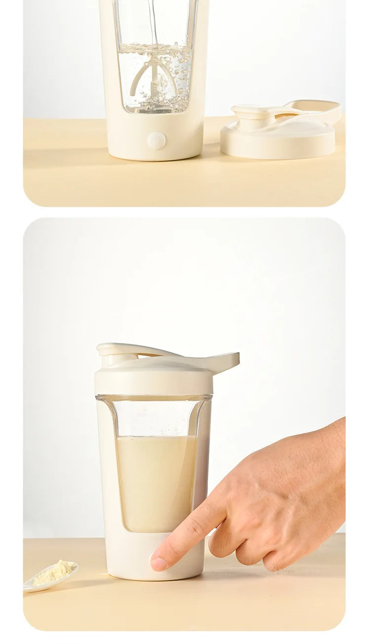 Portable Electric Protein Shaker Bottle