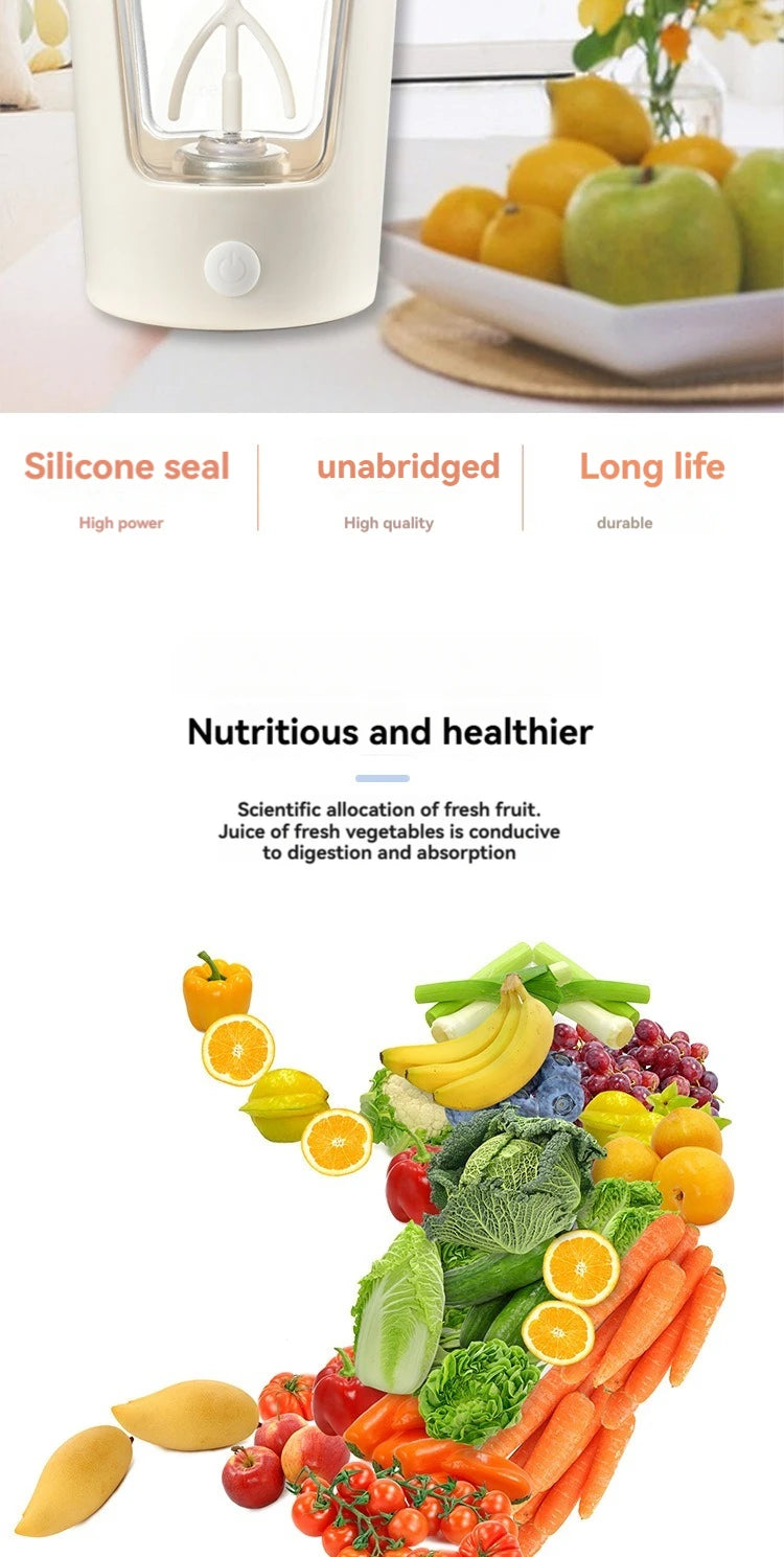 Portable Electric Protein Shaker Bottle