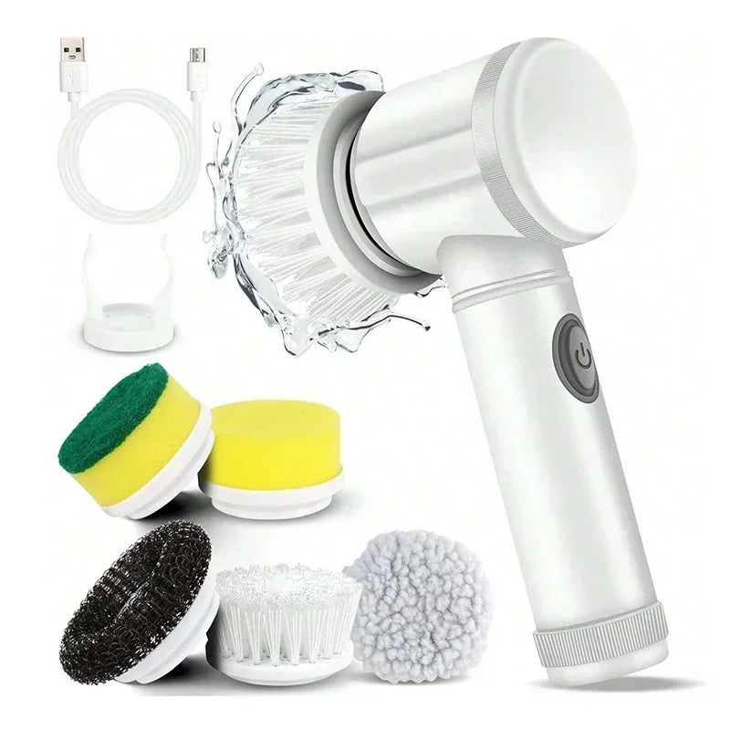 GlowScrub™ Pro
Cordless 5-in-1 Power Scrubber