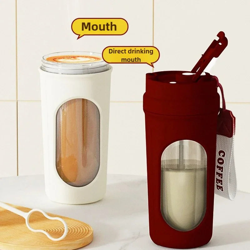 Automatic Protein Shaker Bottle – No Clumps, One-Button Mix