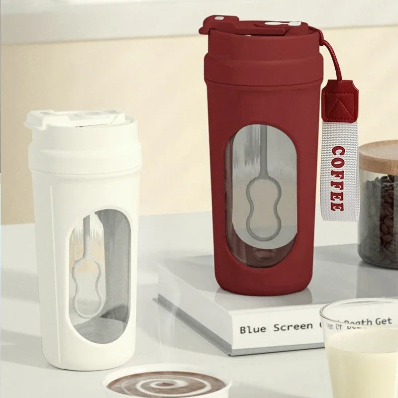 Automatic Protein Shaker Bottle – No Clumps, One-Button Mix