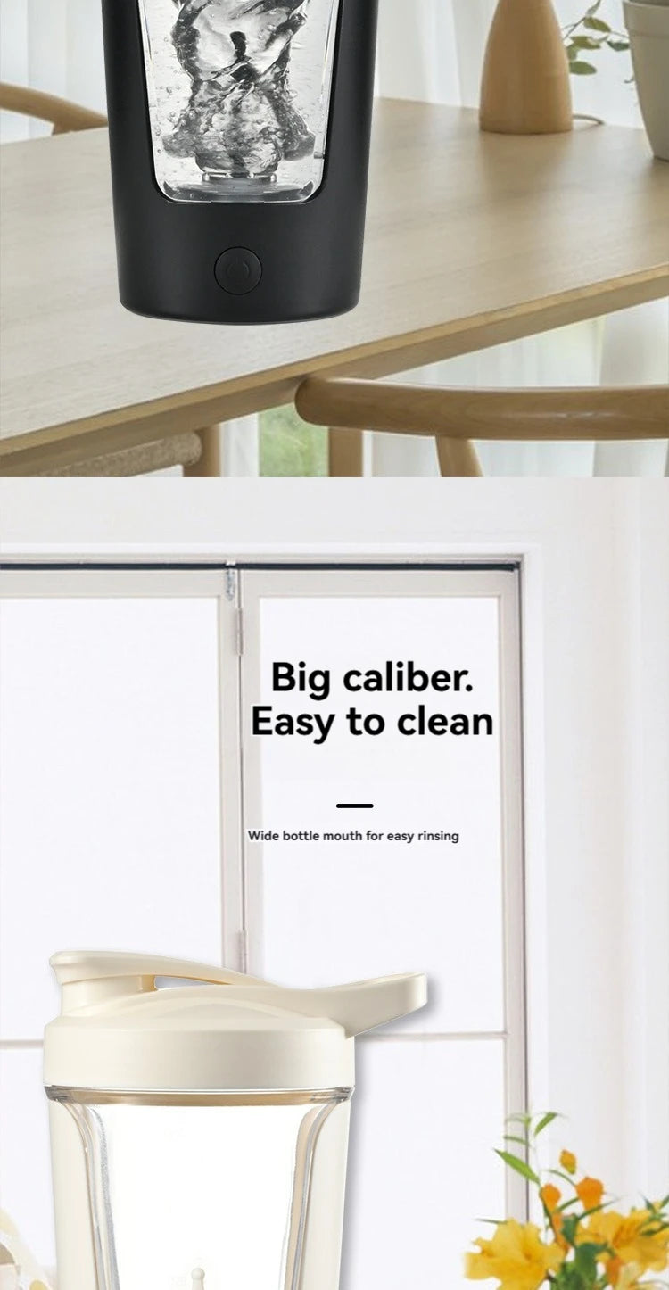 Portable Electric Protein Shaker Bottle