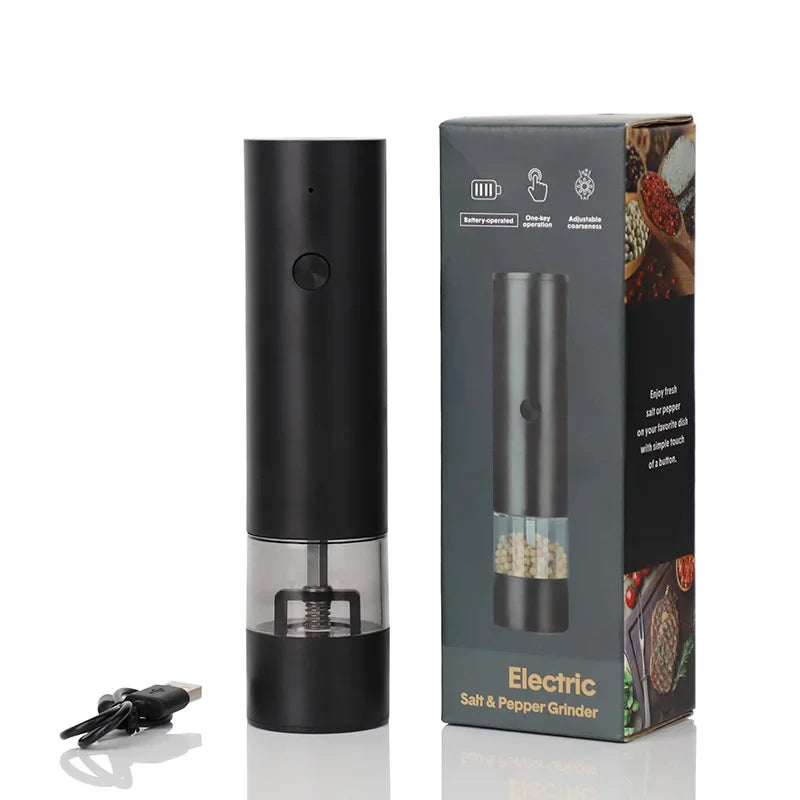 One touch Classy Salt & Peper grinder duo (USB-C Rechargable)